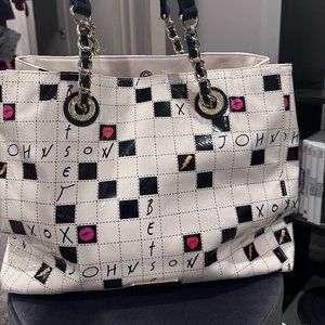 Betsey Johnson Crossword Handbag